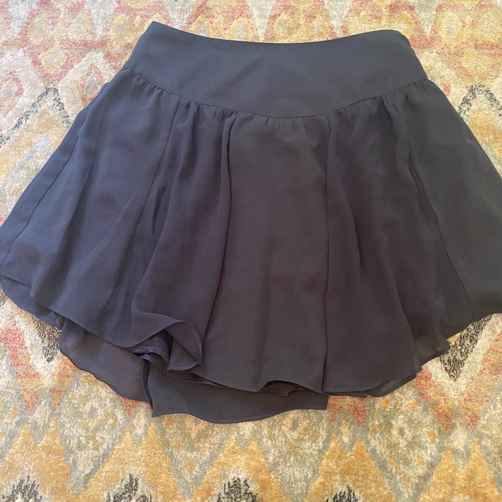Gray High Waisted Skirt
